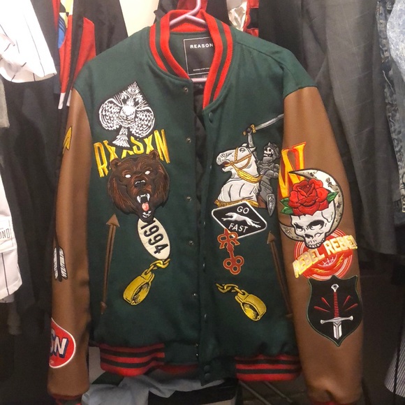 Reason NYC varsity jacket